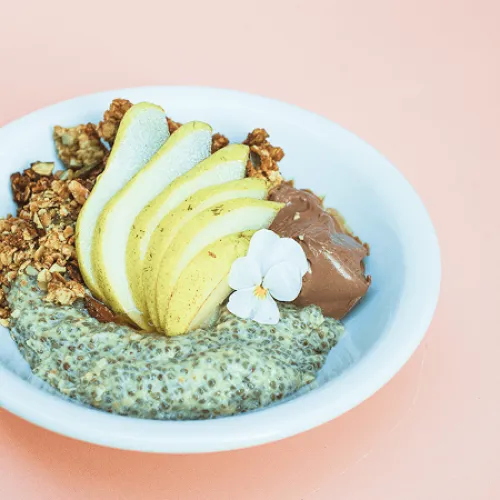 Photo du chia pudding d'hiver chez Haven Annecy.