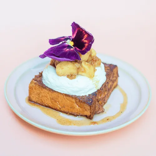 Photo de la french brioche d'hiver au pommes chez Haven Annecy.