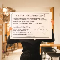 Photo de la carte de communauté de Haven dans le Monopoly l'édition Annecy Haute-Savoie